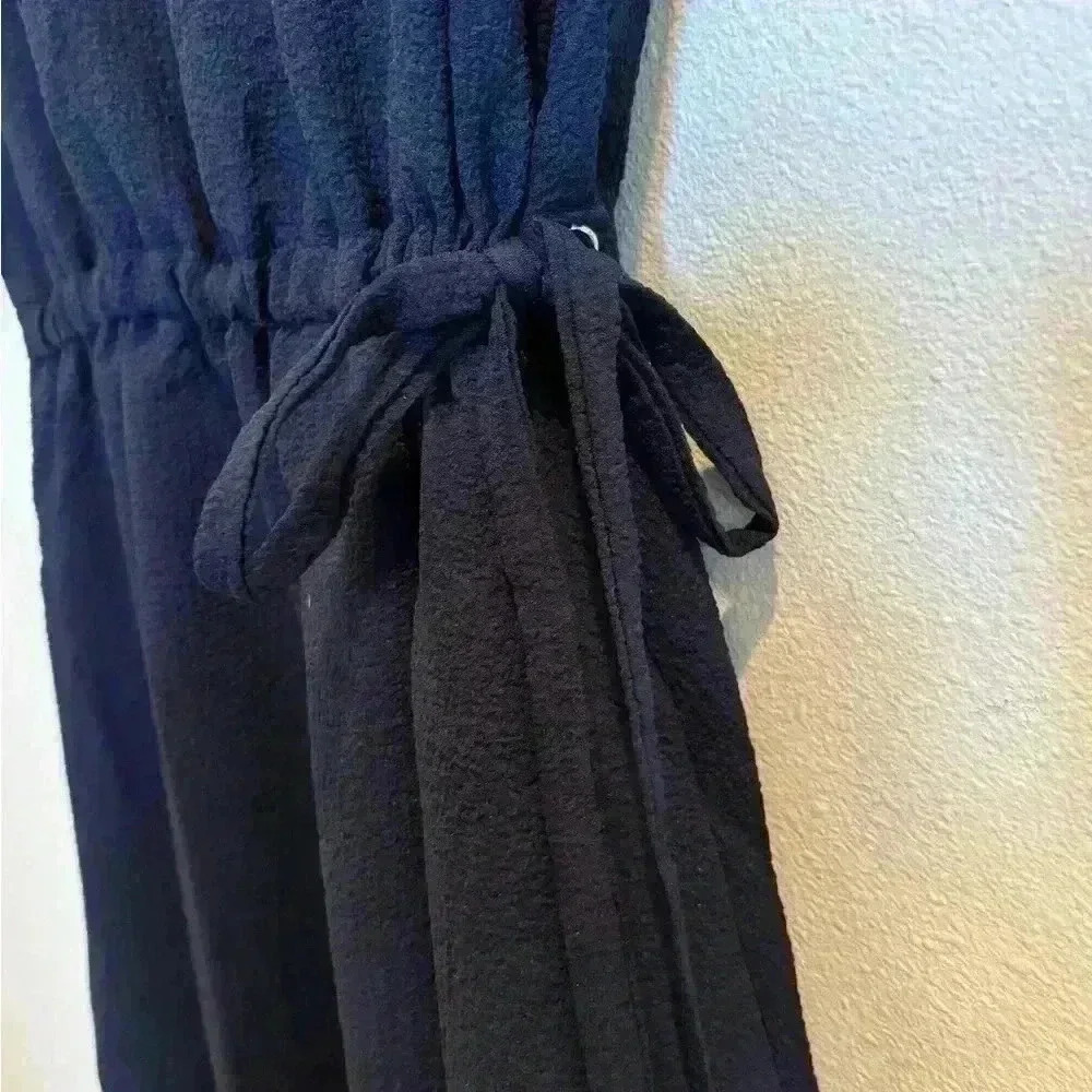 Anne Klein sz 6 navy blue dress - Picture 3 of 5